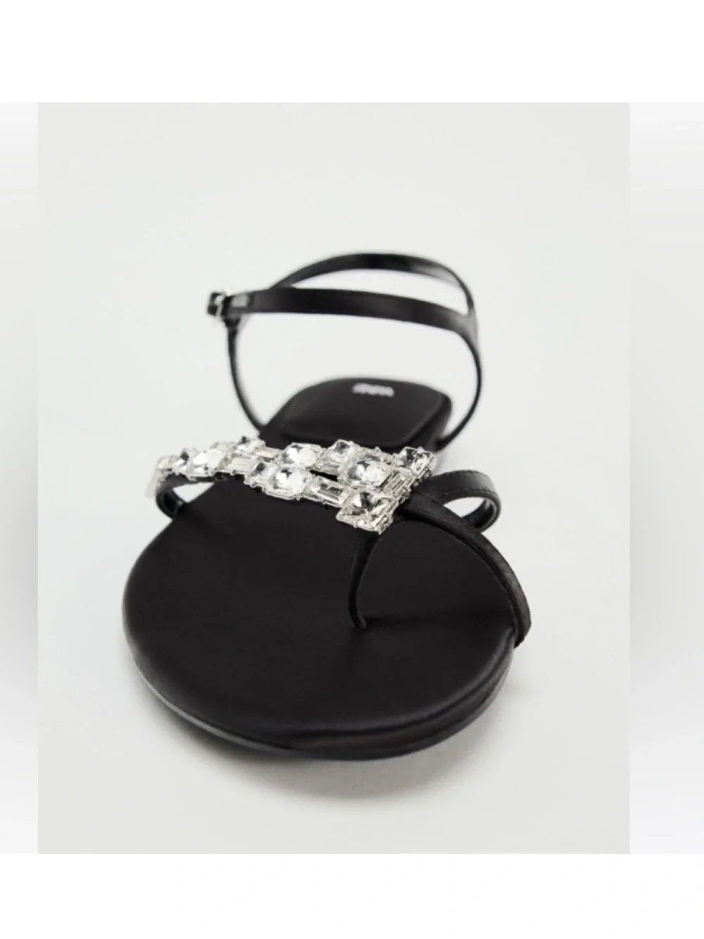 ZARA EMBELLISHED FLAT SANDALS - Picture 5 of 7